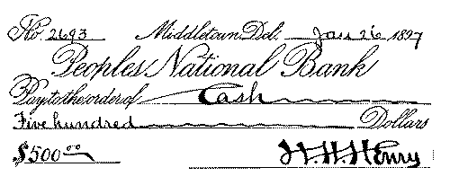 A cheque made to obtain money for immediate use. A cheque made to obtain money for immediate use.