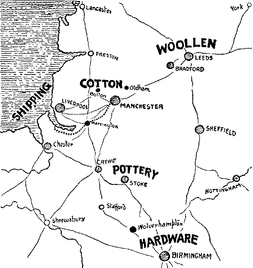 The great manufacturing districts of England. The great manufacturing districts of England.