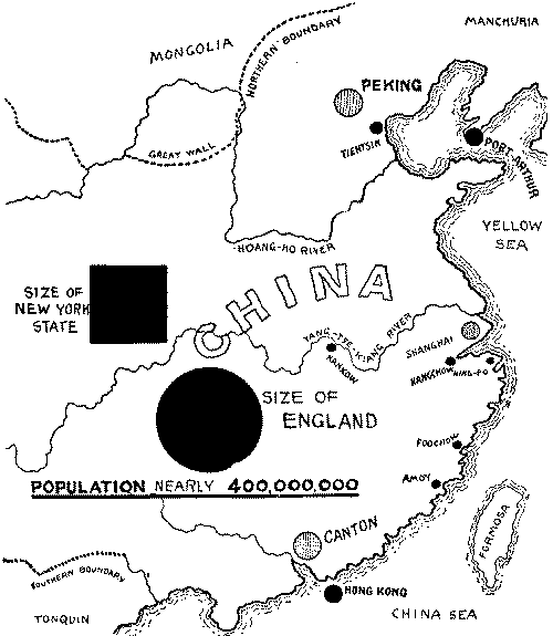 China and its chief trade centres. China and its chief trade centres.