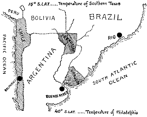 The most prosperous part of South America. The most prosperous part of South America.