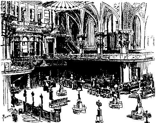 Interior view of New York Stock Exchange. Interior view of New York Stock Exchange.
