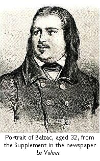 Portrait of Balzac, age 32.