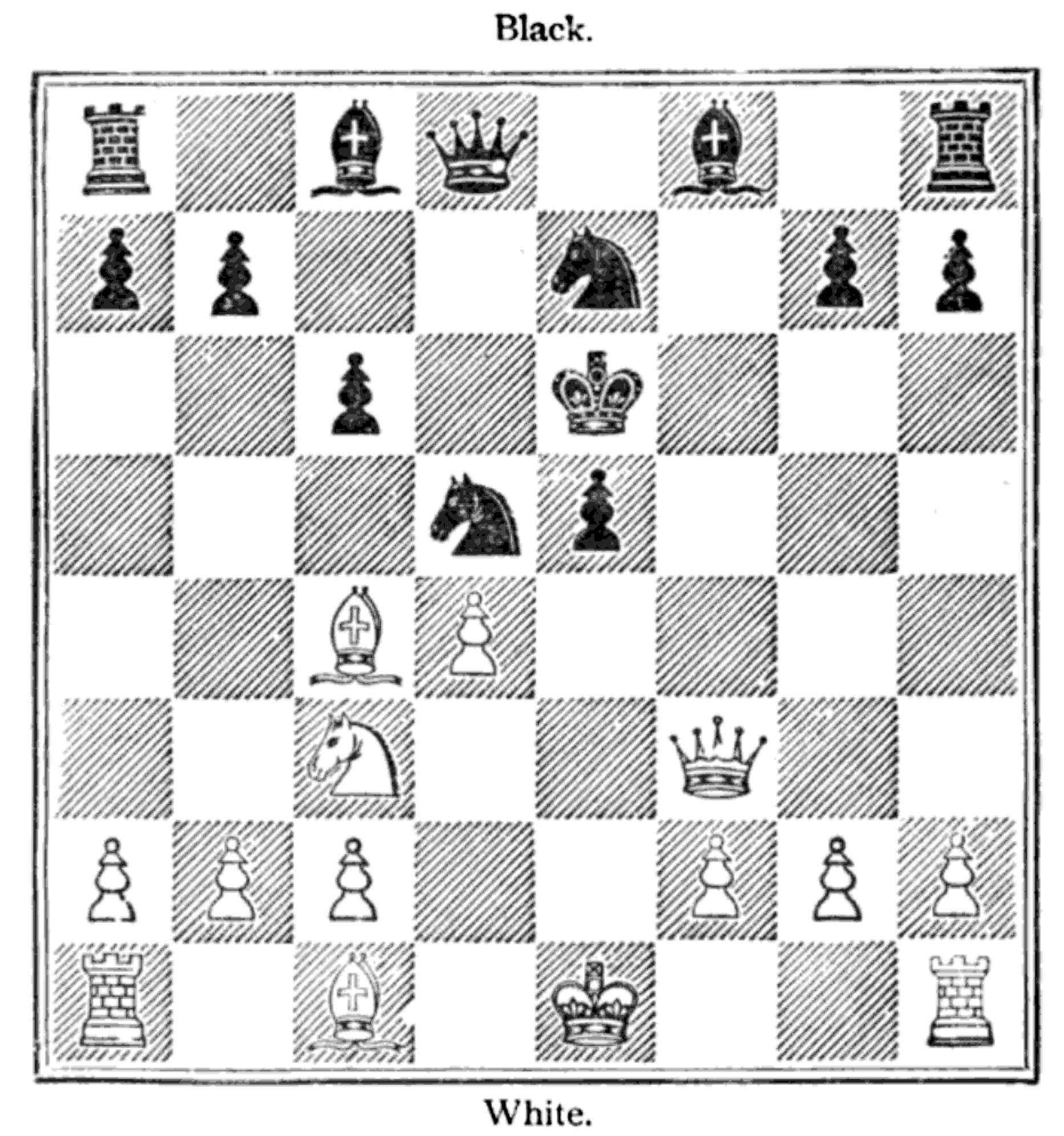 r1bq1b1r/pp2n1pp/2p1k3/3np3/2BP4/2N2Q2/PPP2PPP/R1B1K2R r1bq1b1r/pp2n1pp/2p1k3/3np3/2BP4/2N2Q2/PPP2PPP/R1B1K2R