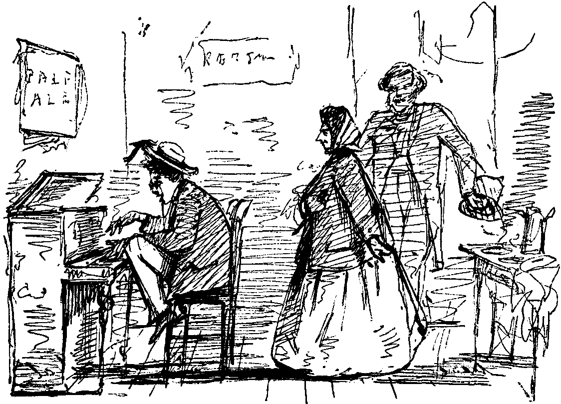YE CELEBRATED RAG TREATETH HIMSELF TO A PRIVATE PERFORMANCE OF YE PADRE FURIOSO E FIGLIA INFELICE.