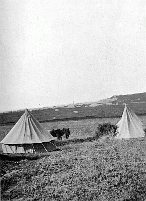 OUR CAMP OUTSIDE TETUAN. OUR CAMP OUTSIDE TETUAN.