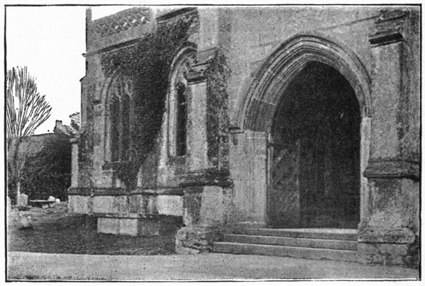 WINSCOMBE THE CHURCH PORCH. WINSCOMBE--THE CHURCH PORCH.