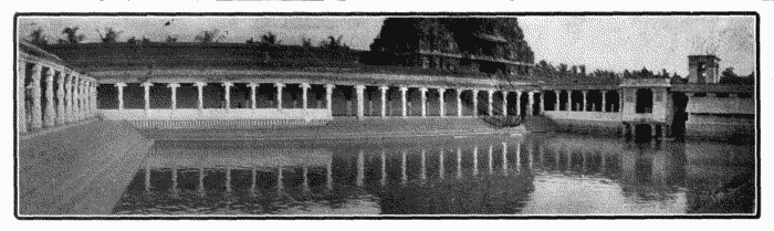Sacred Tank In Madura Temple. Sacred Tank In Madura Temple.