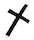 tilted cross