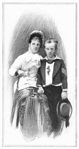 Queen Margherita and the Prince of Naples (Present King of Italy) in 1880.