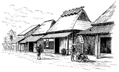 Fig. 52.—Village Street in Nasaike, Yamashiro.