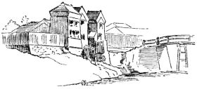 Fig. 58.—Kura, or Fire-proof Buildings in Tokio.