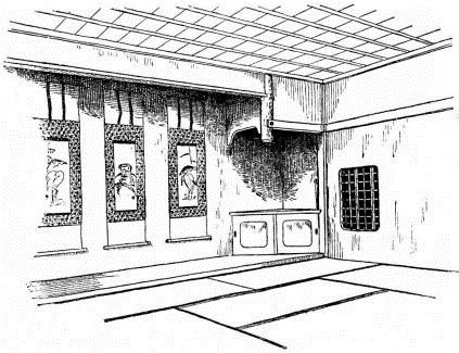 Fig. 123.—Guest-room with wide tokonoma.