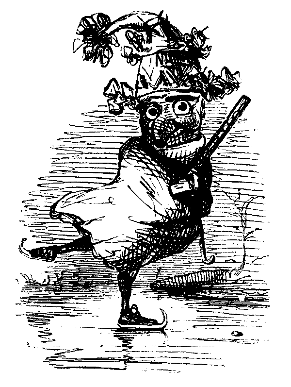Mr. P ice skating.