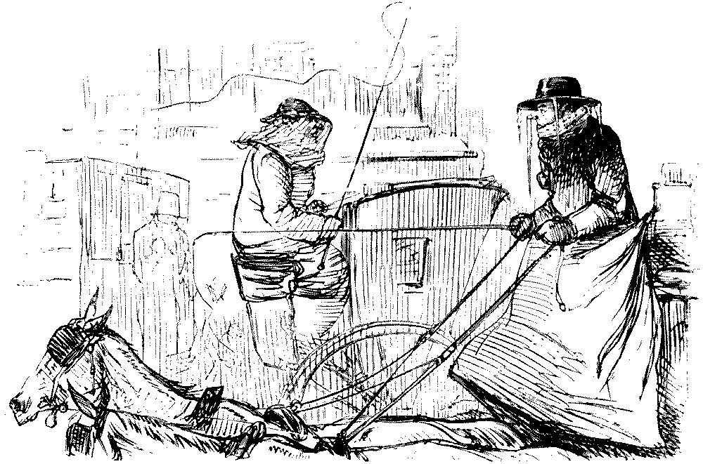 Two 'bus drivers talking.