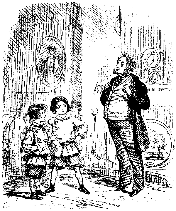 Father talking with his sons'.