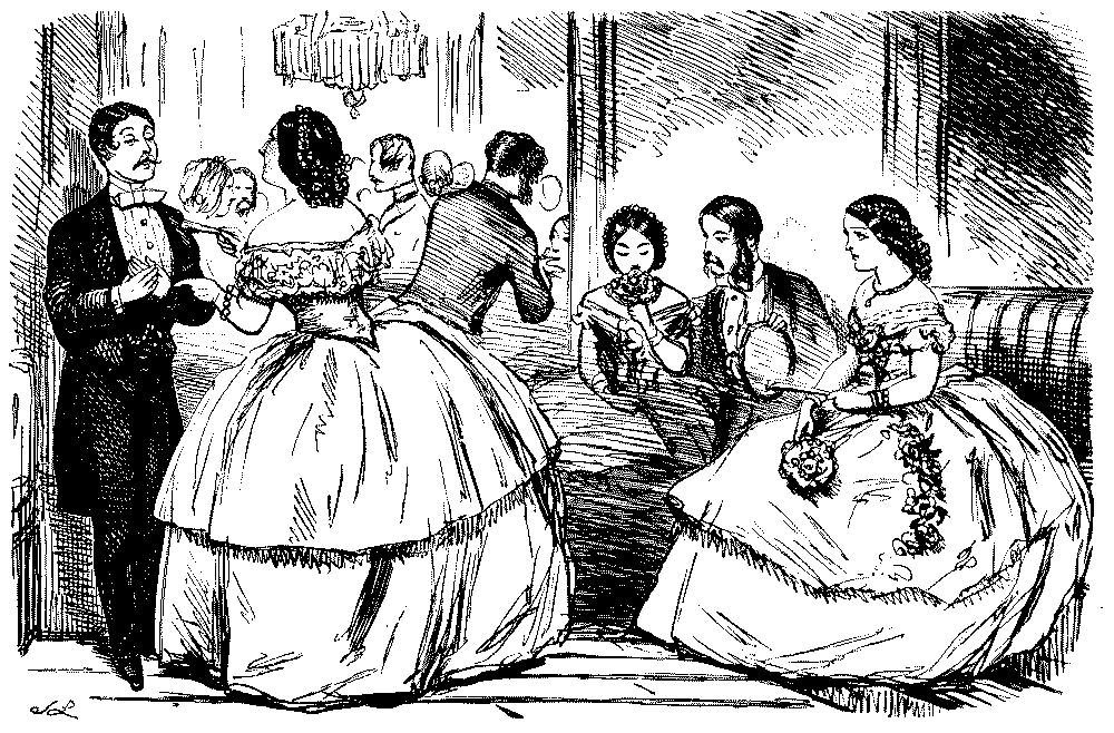 Lady offering to introduce a dance partner.