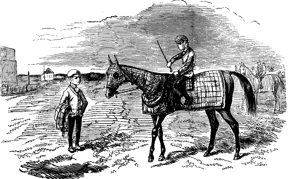 Two  stable boys talking.