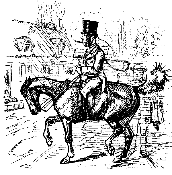 Rider on horse.
