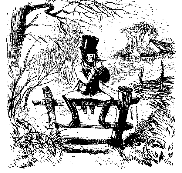 T. N. sitting  smoking.