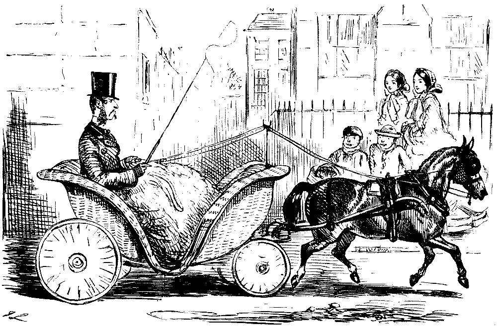 Horse drawn carriage  made from woven wicker.