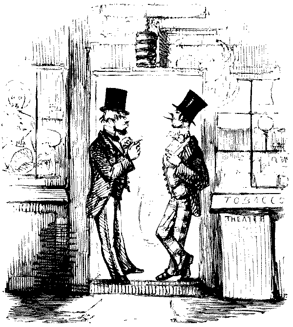 Men discussing  their appearances.