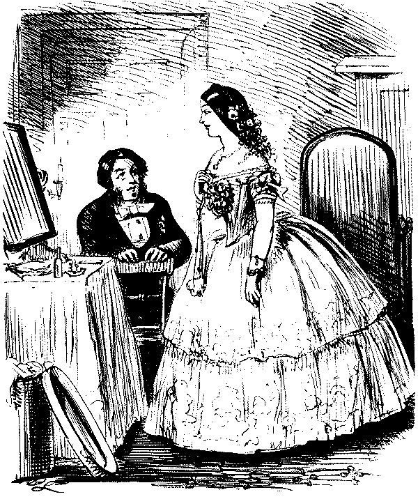 Wife and husband talking.