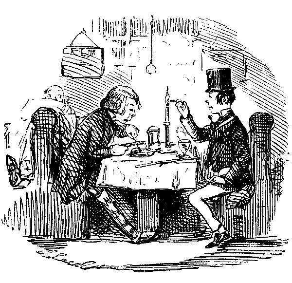 two boys talking.