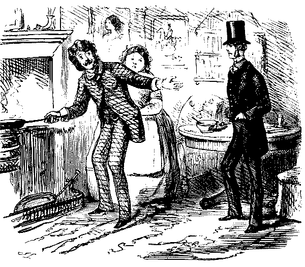 Brother officers talking in the kitchen.