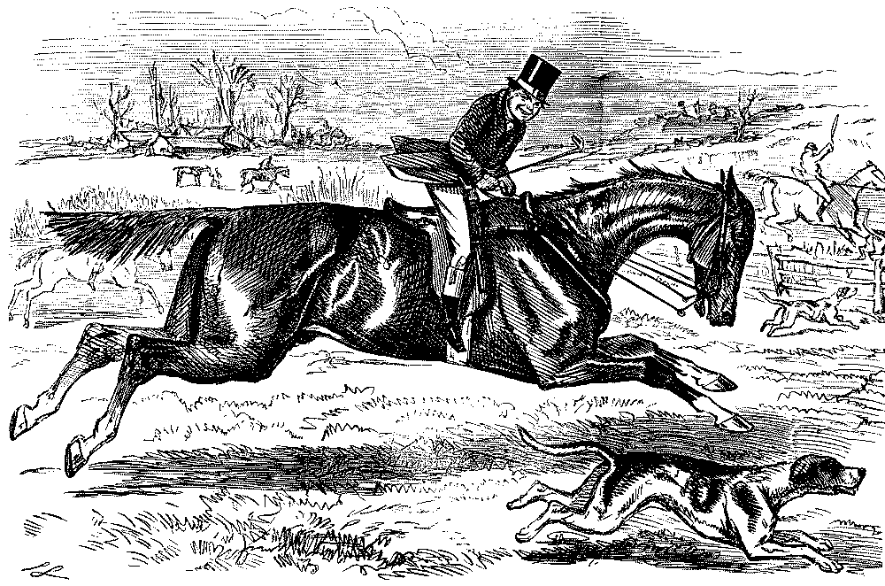 Boy riding a still fresh horse.
