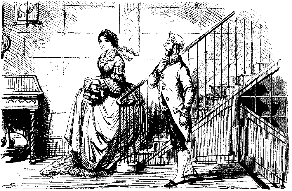 Mistress addressing servant.