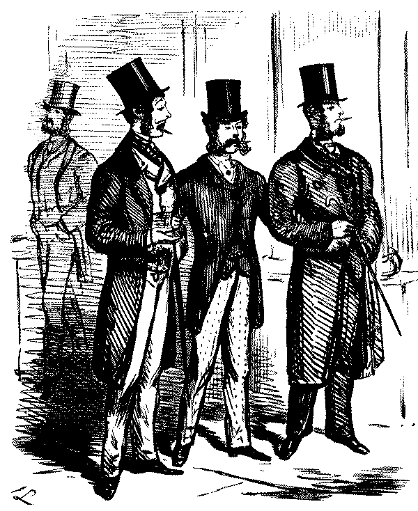 Group of men chewing toothpicks.