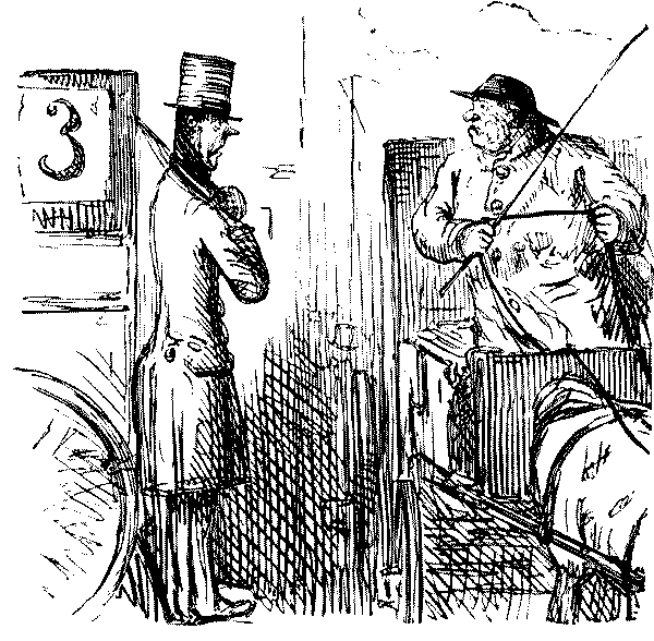 Two angry men in dispute.