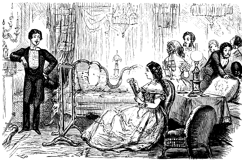 Man and woman talking.