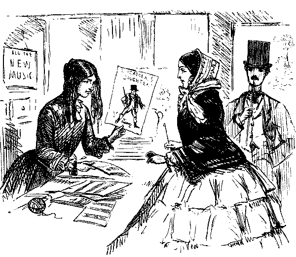 Bookshop scene.
