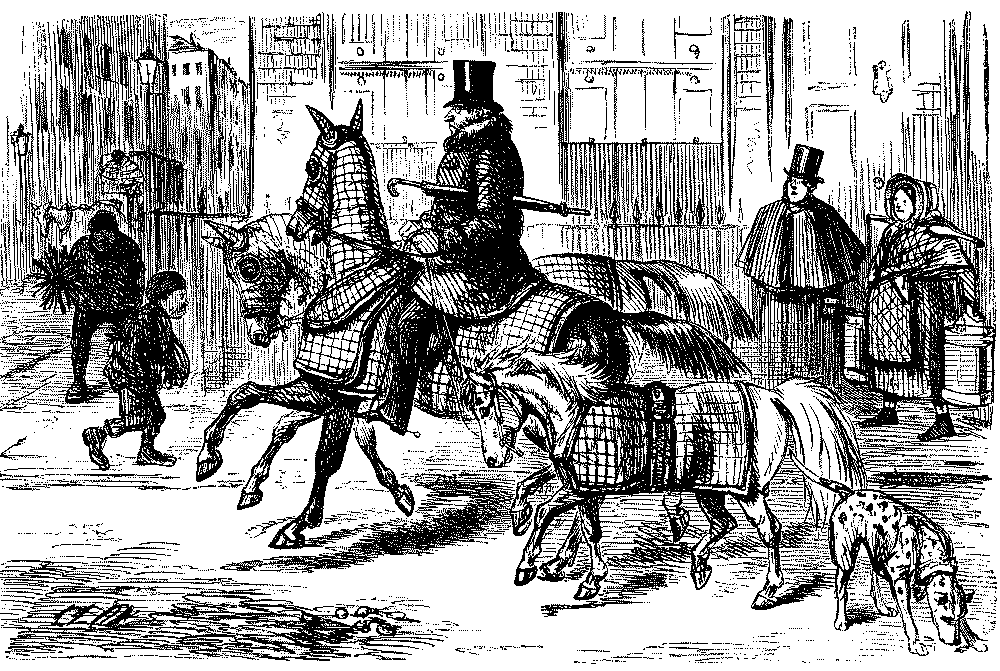 Gentleman in charge of a group of horses.