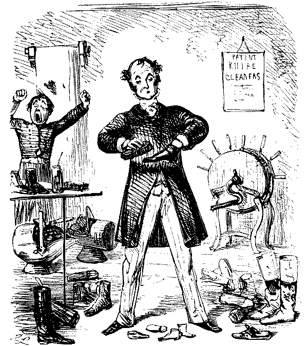 Gentleman doing his own chores.