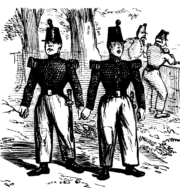 Pair of identical soldiers.