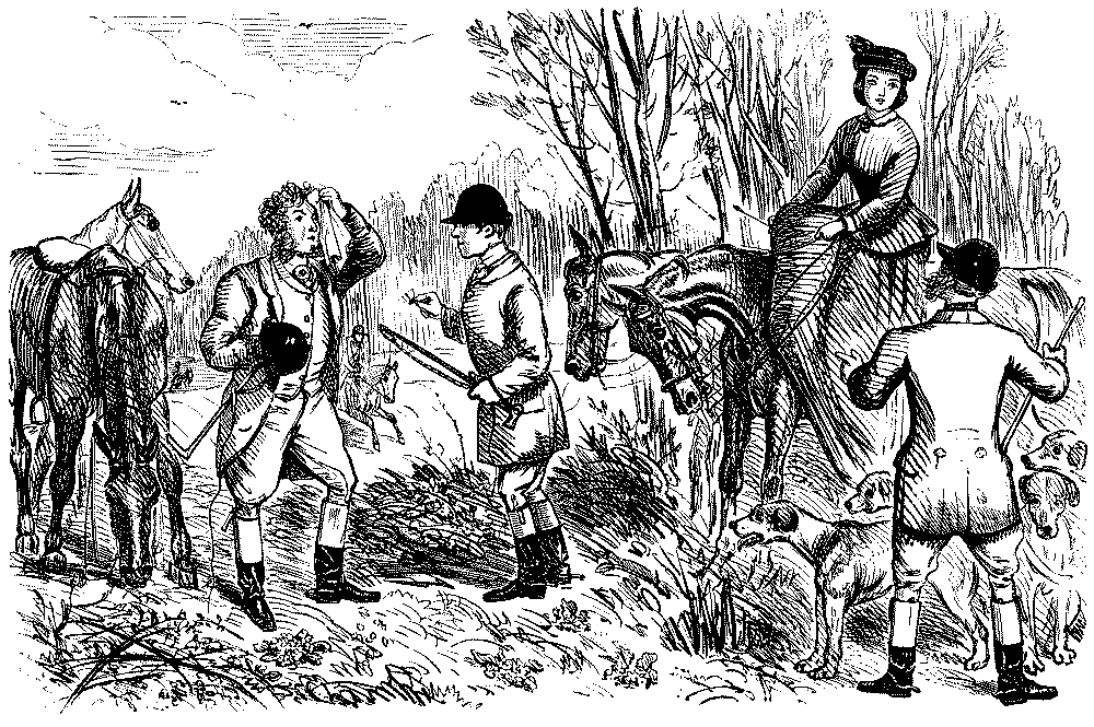 Huntsman adressing rider.