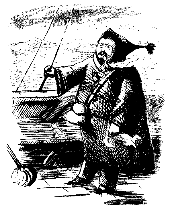Man on board ship.