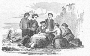 They sat down and dined upon them. They sat down and dined upon them.