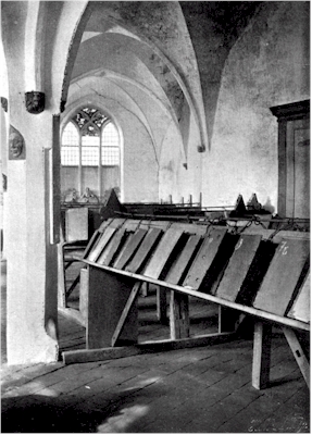 Fig. 2. General view of part of the Library attached to the Church of S. Wallberg at Zutphen. Frontispiece Fig. 2. General view of part of the Library attached to the Church of S. Wallberg at Zutphen. Frontispiece