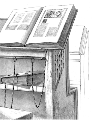 Fig. 7. Part of a single bookcase in the Library, Cesena. Fig. 7. Part of a single bookcase in the Library, Cesena.