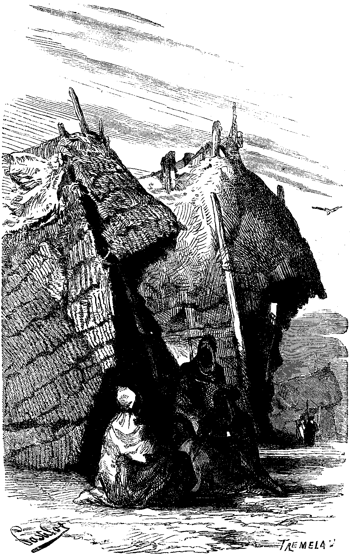 AN ARAB DOUAR.