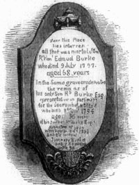 TOMB OF BURKE.