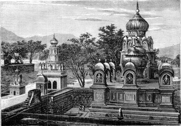 HINDU TEMPLES NEAR POONA.