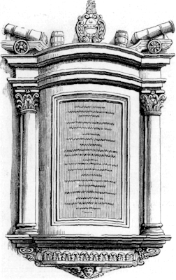 ADMIRAL PENN'S MONUMENT IN ST. MARY REDCLIFF. ADMIRAL PENN'S MONUMENT IN ST. MARY REDCLIFF.