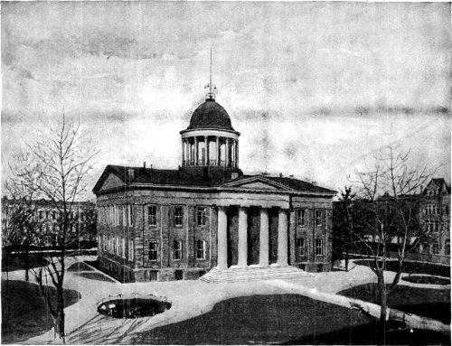 OLD STATE-HOUSE AT SPRINGFIELD, ILLINOIS.