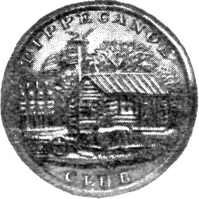 A HARRISON BUTTON OF 1840.