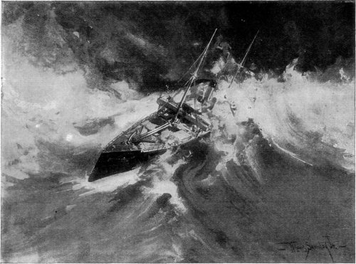 THE WAVE 'WENT OUT IN THREE SURGES, MAKING A CLEAN SWEEP OF A BOAT.'