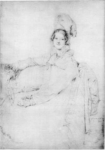 A PORTRAIT OF INGRES, DRAWN IN ROME IN 1816.